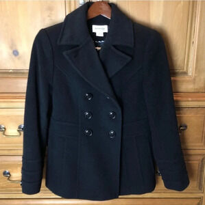 St John's Bay Women Petite Pea Coat